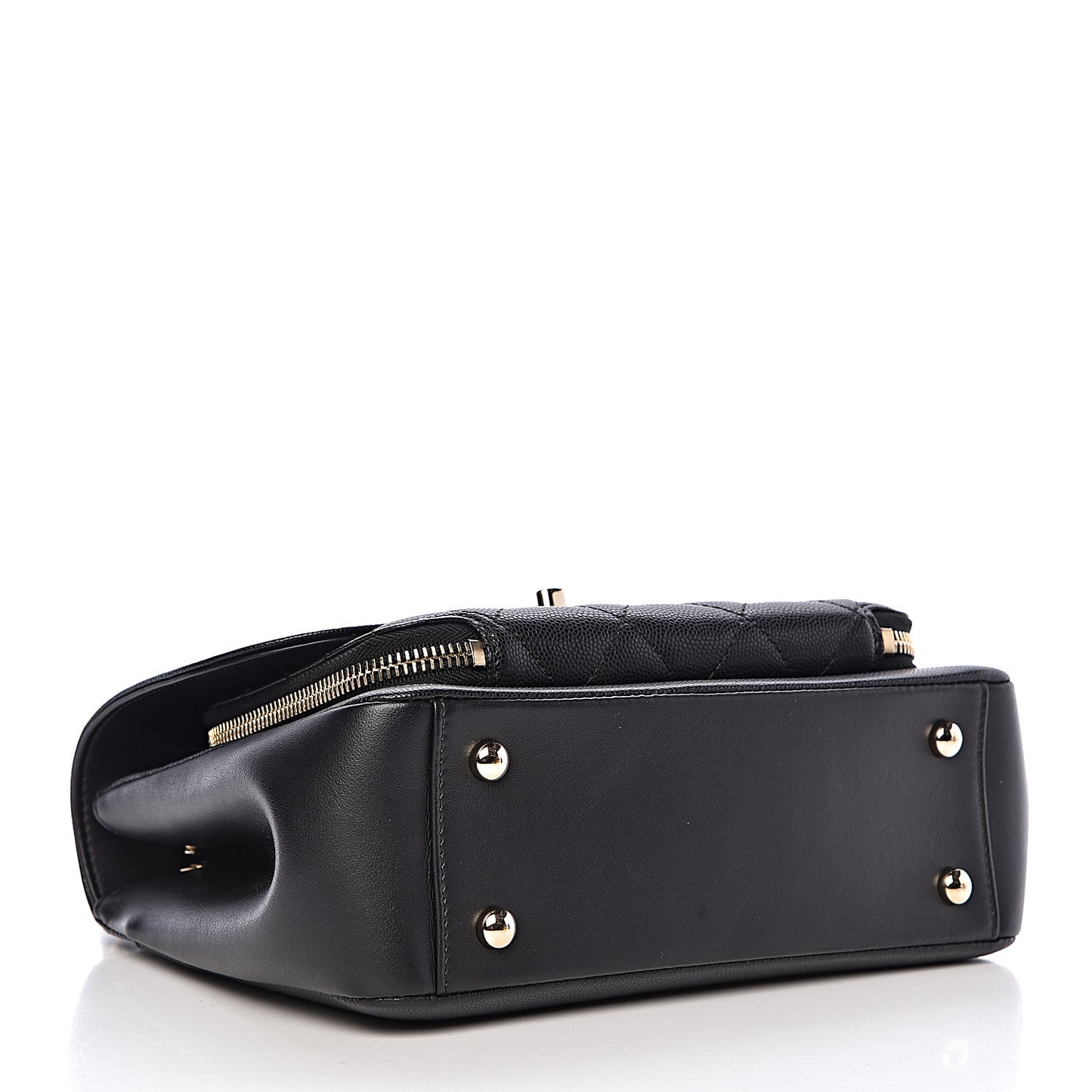 Caviar Quilted Medium Business Affinity Flap Black