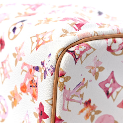 Louis Vuitton Watercolor Aquarelle Speedy 30 White 10 of 15