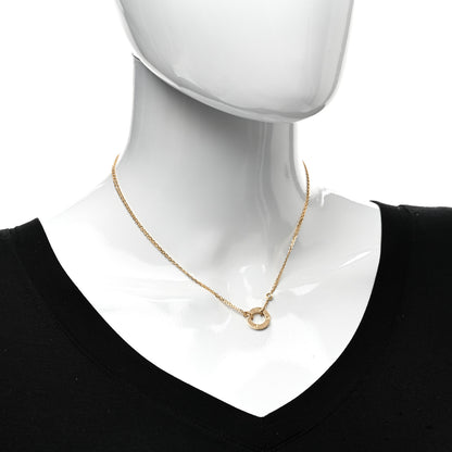 Cartier 18K Yellow Gold 2 Diamond LOVE Necklace 2 of 5