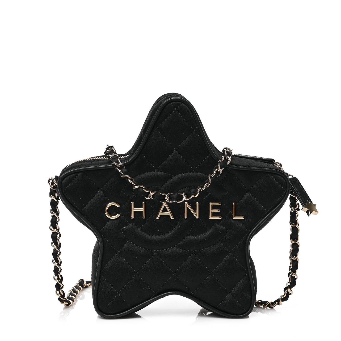 Satin Walk Of Fame Bag Black