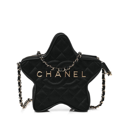Chanel Satin Walk Of Fame Bag Black 1 of 9