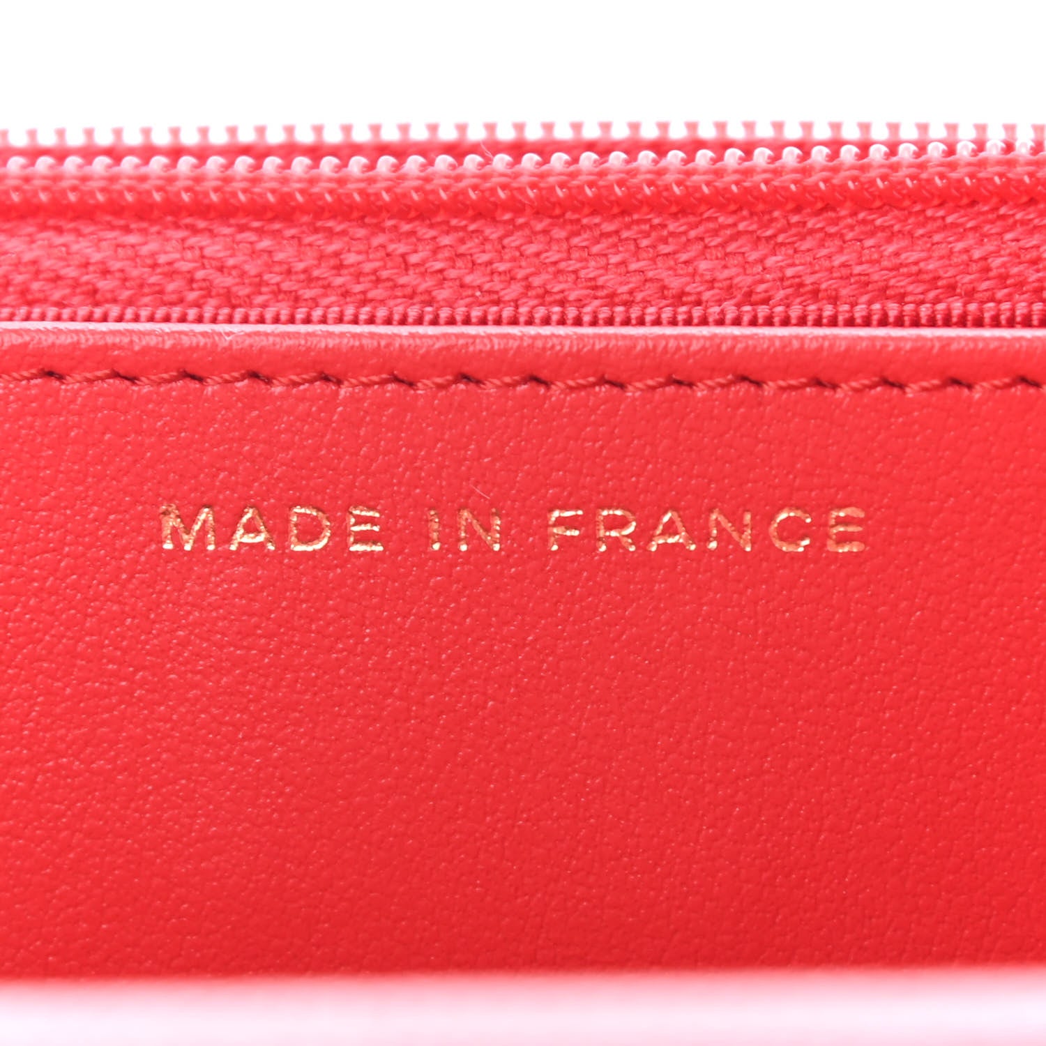 Chanel Caviar Quilted Wallet On Chain WOC Red 6 of 9