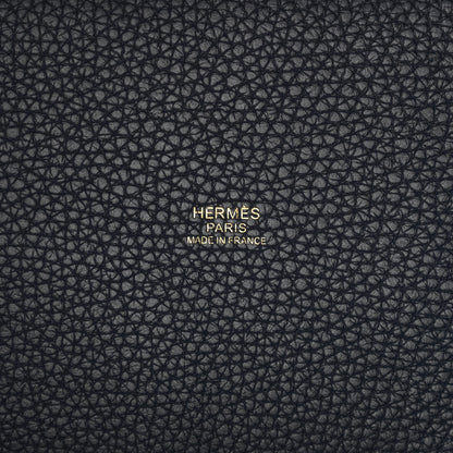 Hermes Taurillon Clemence Picotin Lock 18 PM Bleu Nuit 6 of 10