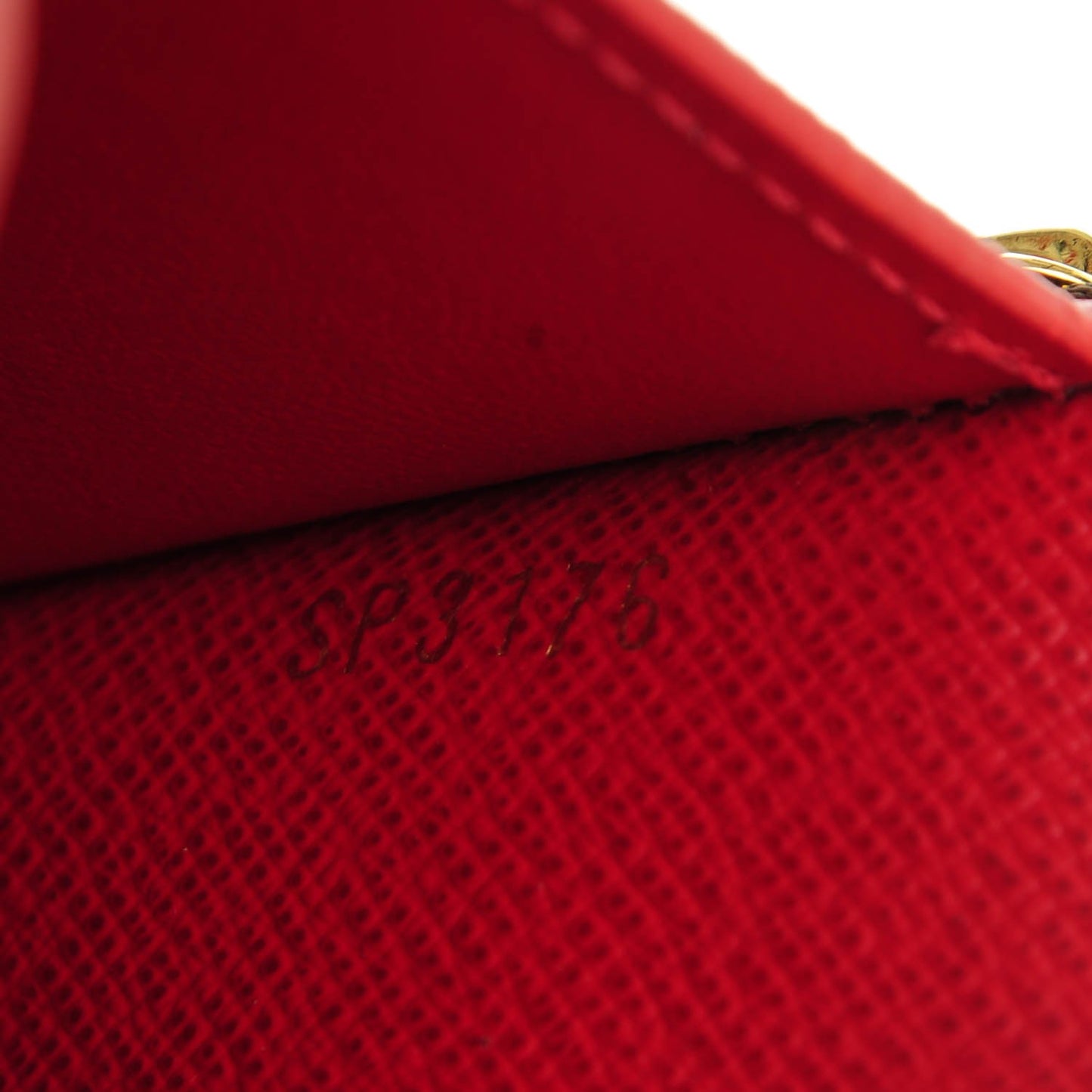 Damier Ebene Victorine Wallet Red