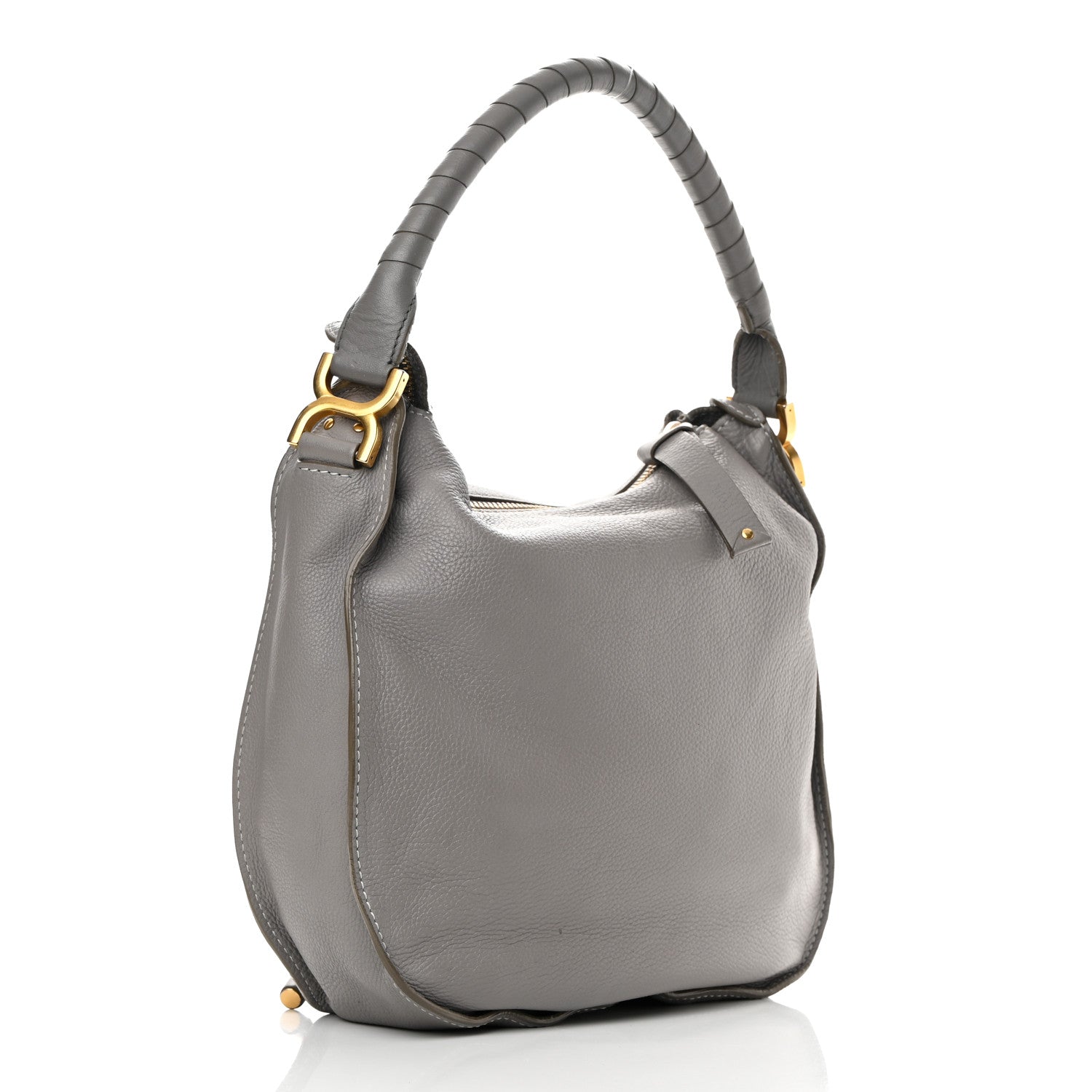 Chloe Calfskin Medium Marcie Hobo Cashmere Grey 3 of 14