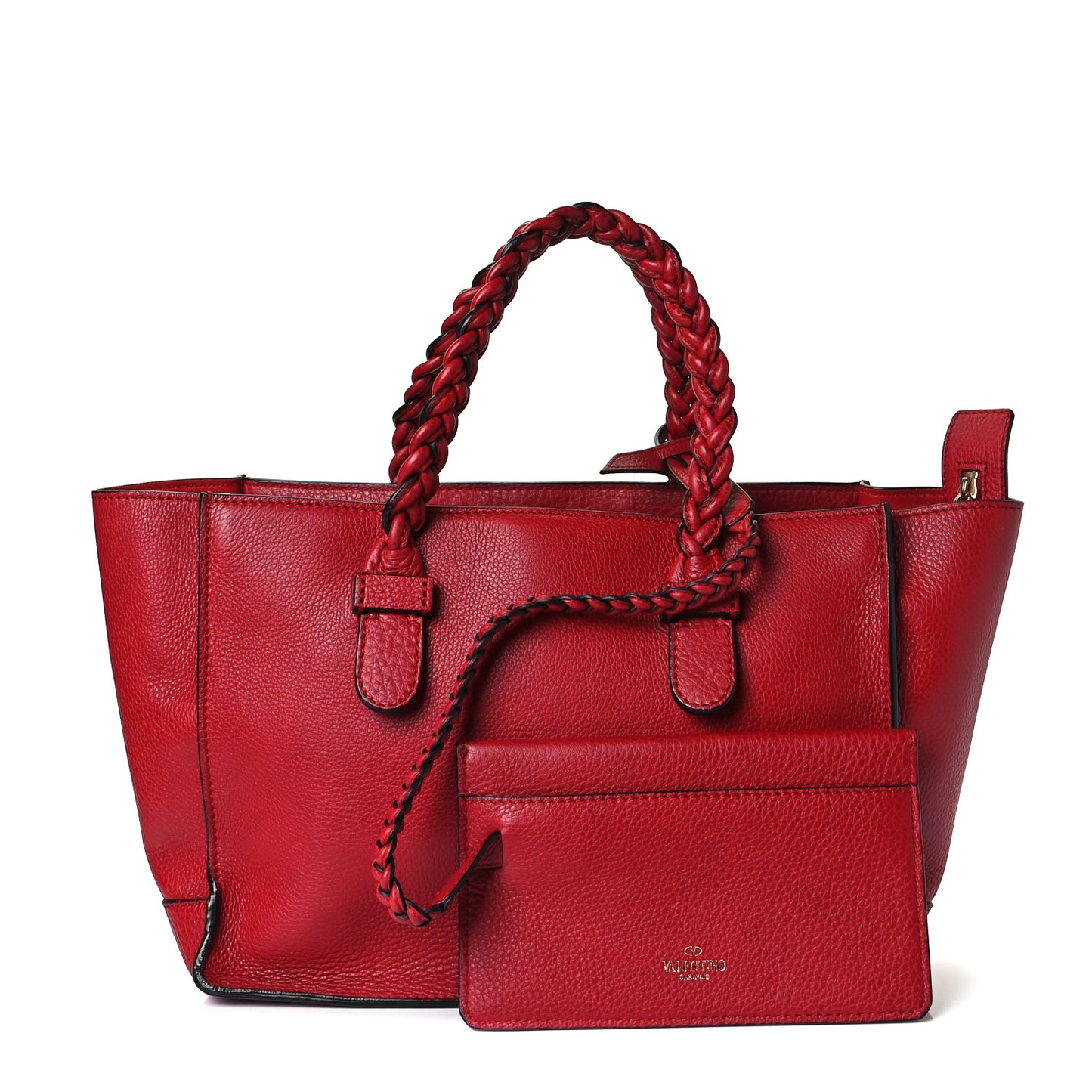 Grained Calfskin To Be Cool Tote Rosso Valentino