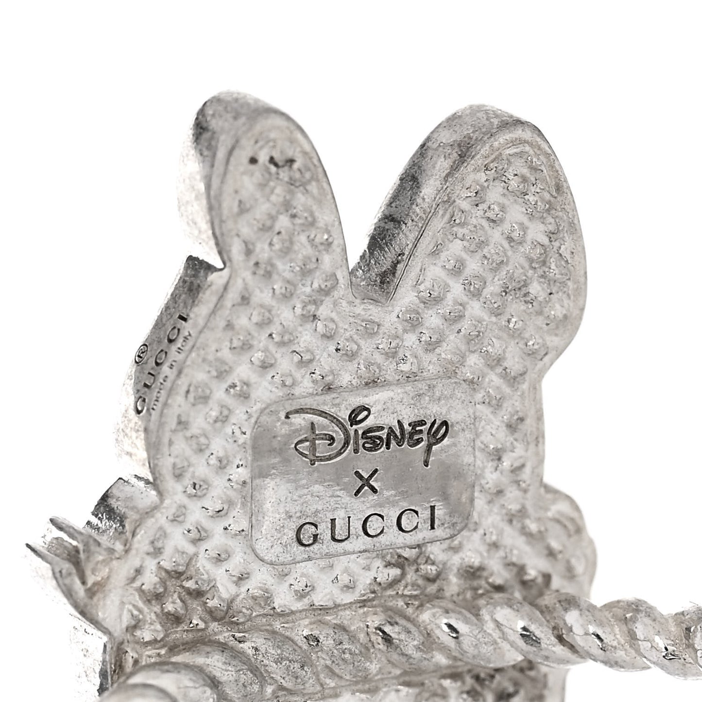 X Disney Sterling Silver Enamel Daisy Duck Ring 50 5.25