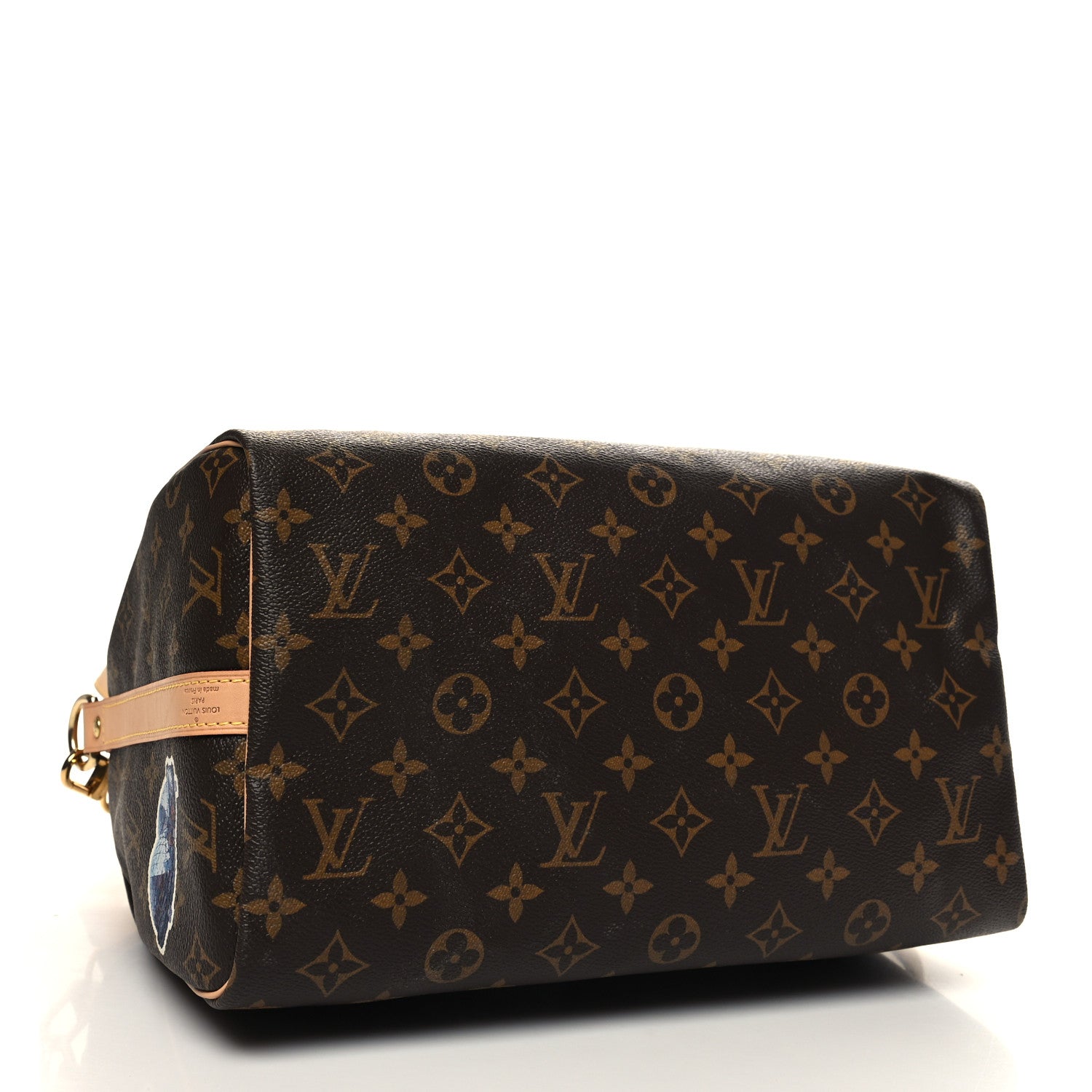 Louis Vuitton Monogram World Tour Speedy Bandouliere 30 4 of 9