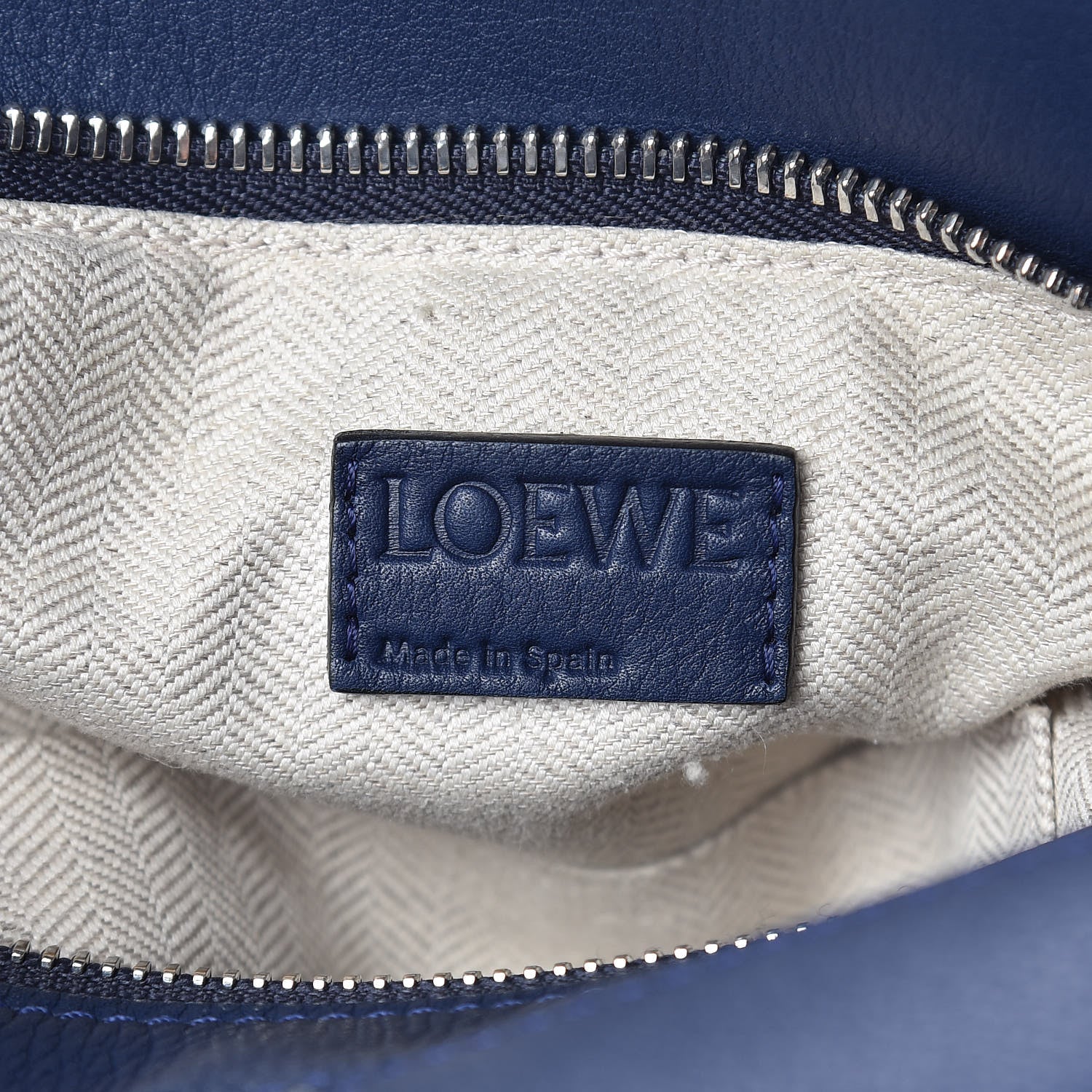 Loewe Calfskin Small Puzzle Bag Marine 6 of 11