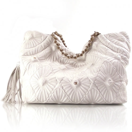 Chanel Lambskin Quilted Ca DOro Ivory 1 of 9