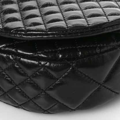 Versace Calfskin Quilted Greca Goddess Shoulder Bag Black 8 of 8