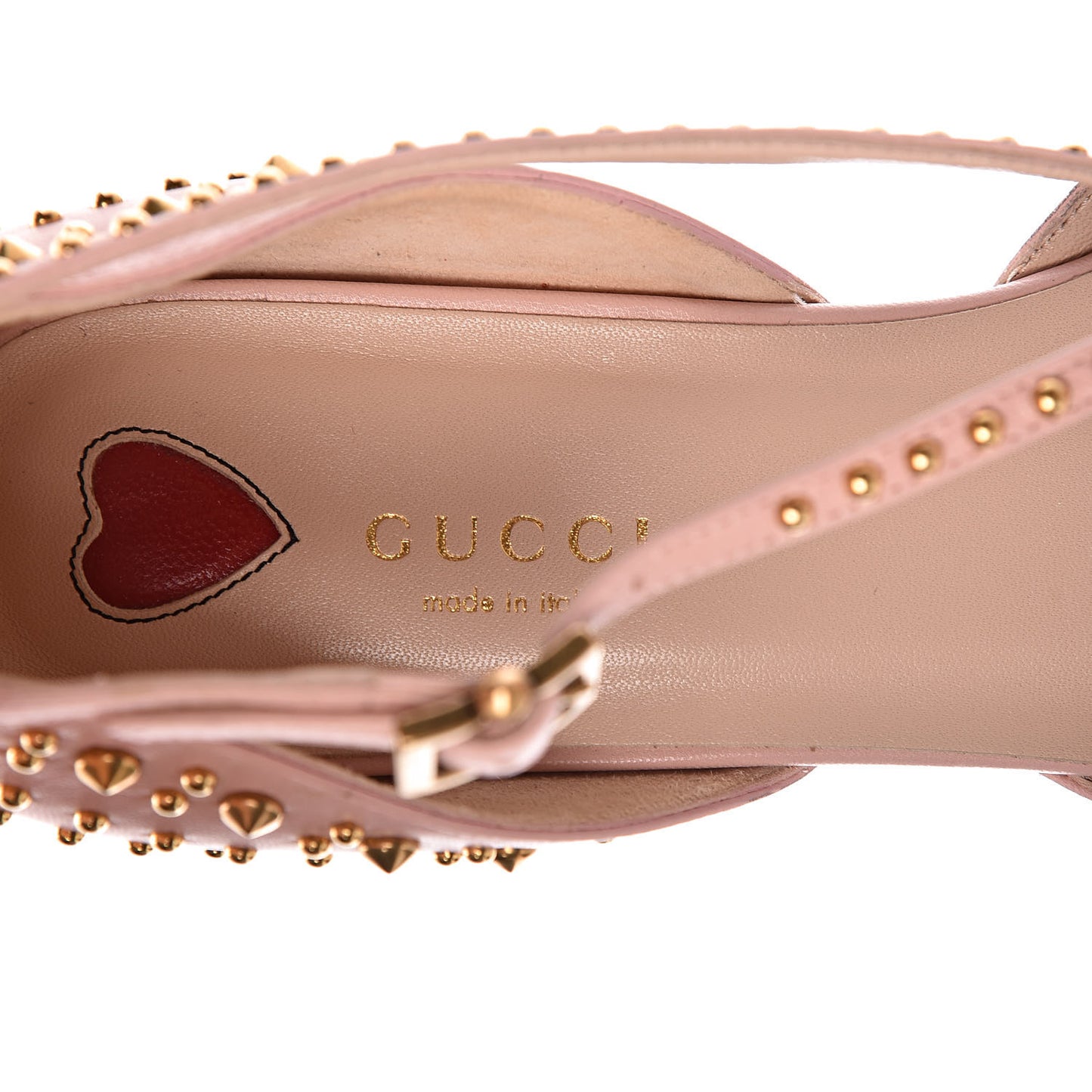 Malaga Kid Studded Pointed Toe Unia Flats 39.5 Perfect Pink