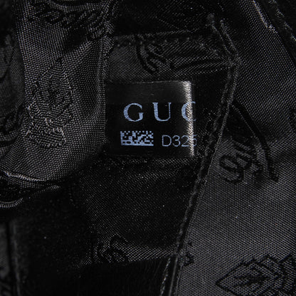 Gucci Calfskin Studded Babouska Clutch Black 8 of 9