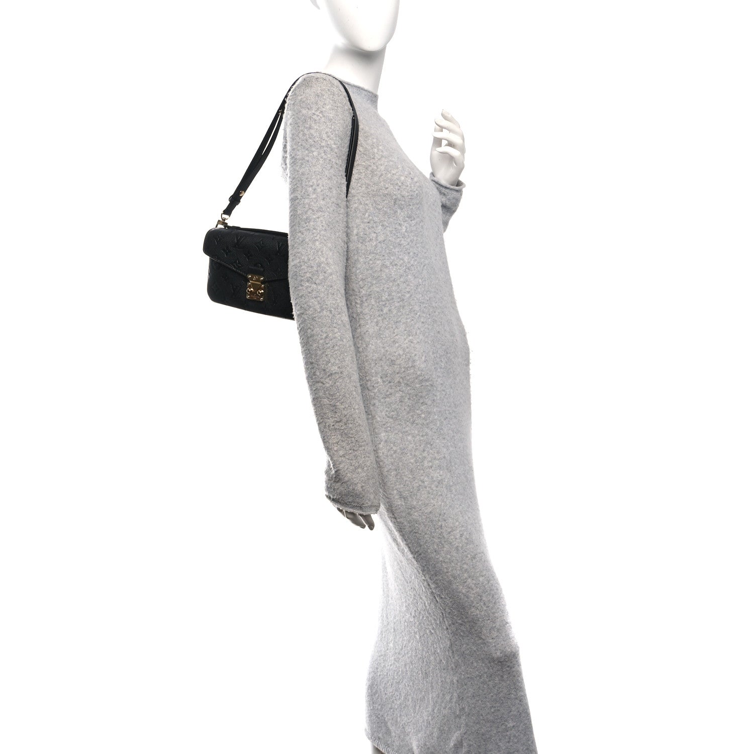 Louis Vuitton Empreinte Pochette Metis East West Black 2 of 9