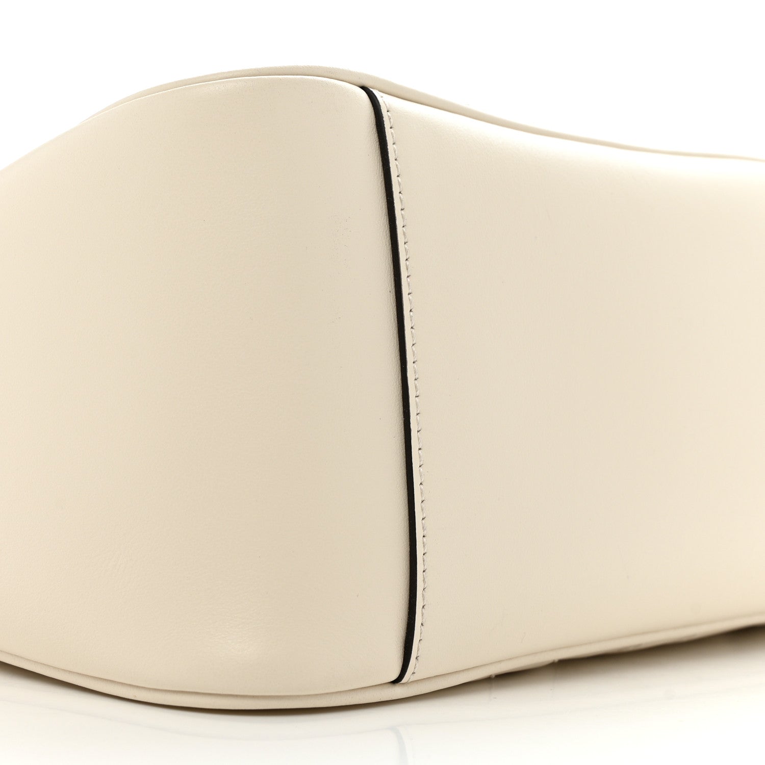 Gucci Calfskin Matelasse Medium GG Marmont Top Handle Shoulder Bag Mystic White 9 of 11