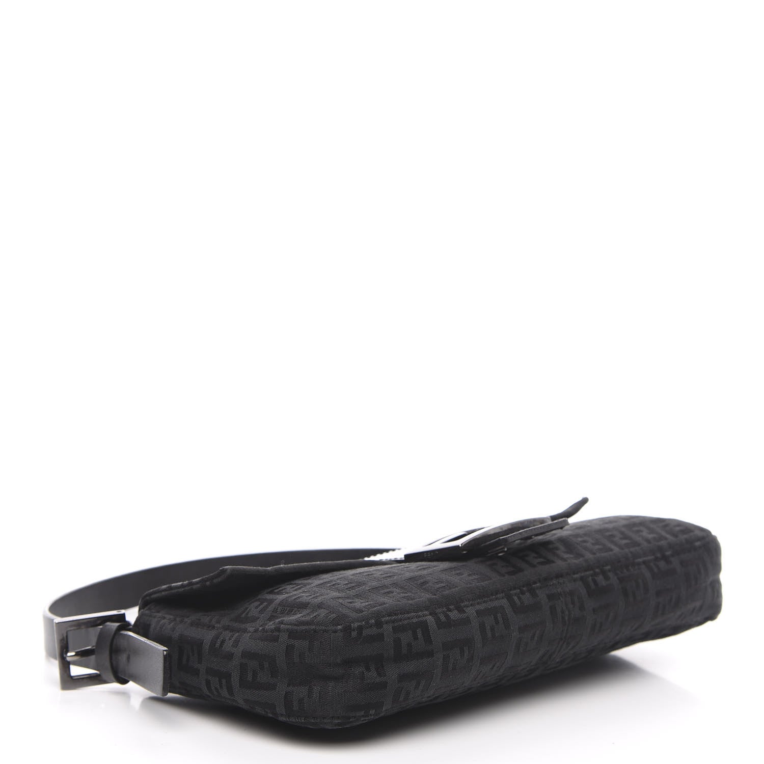 Fendi Zucchino Baguette Black 4 of 11