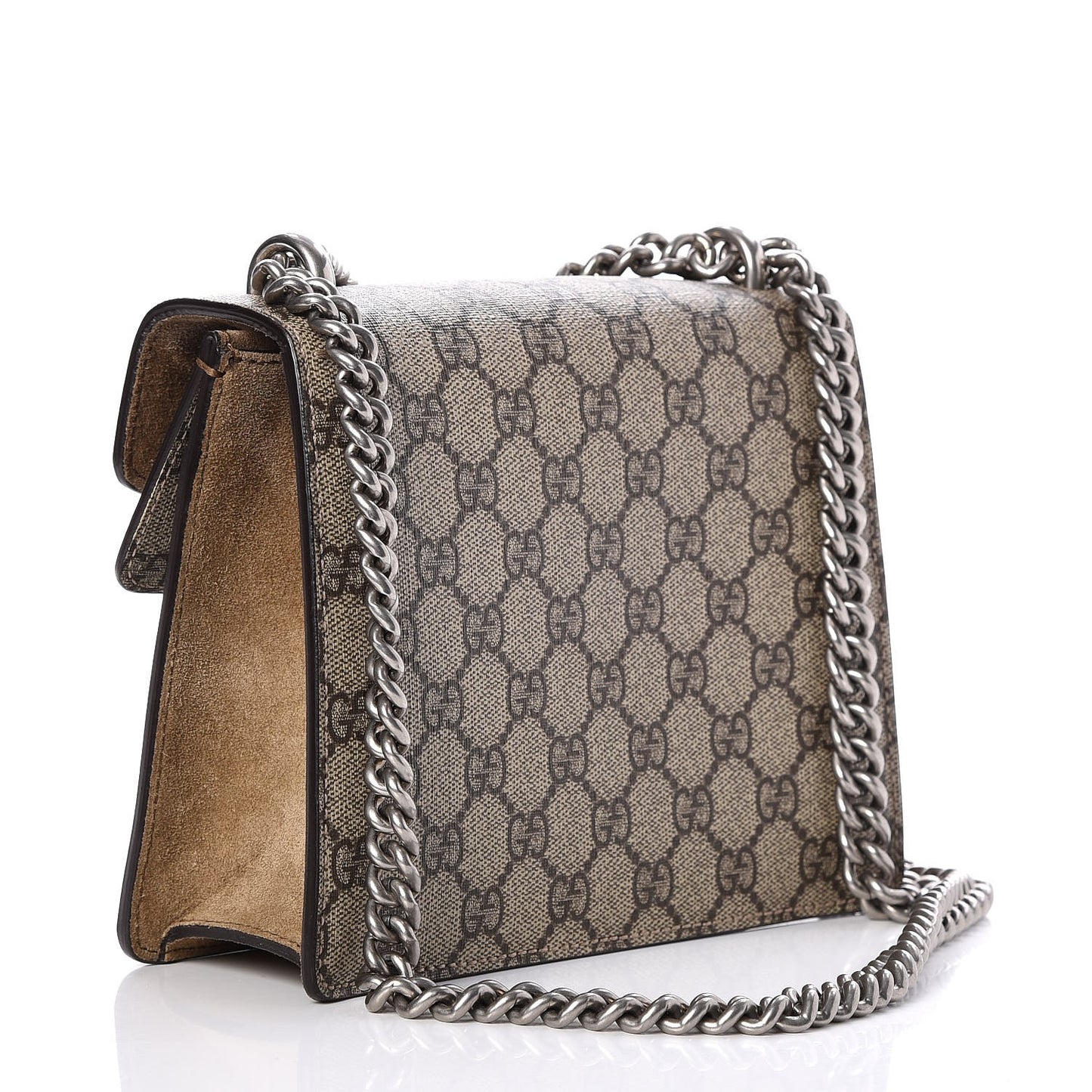 GG Supreme Monogram Mini Dionysus Shoulder Bag Taupe