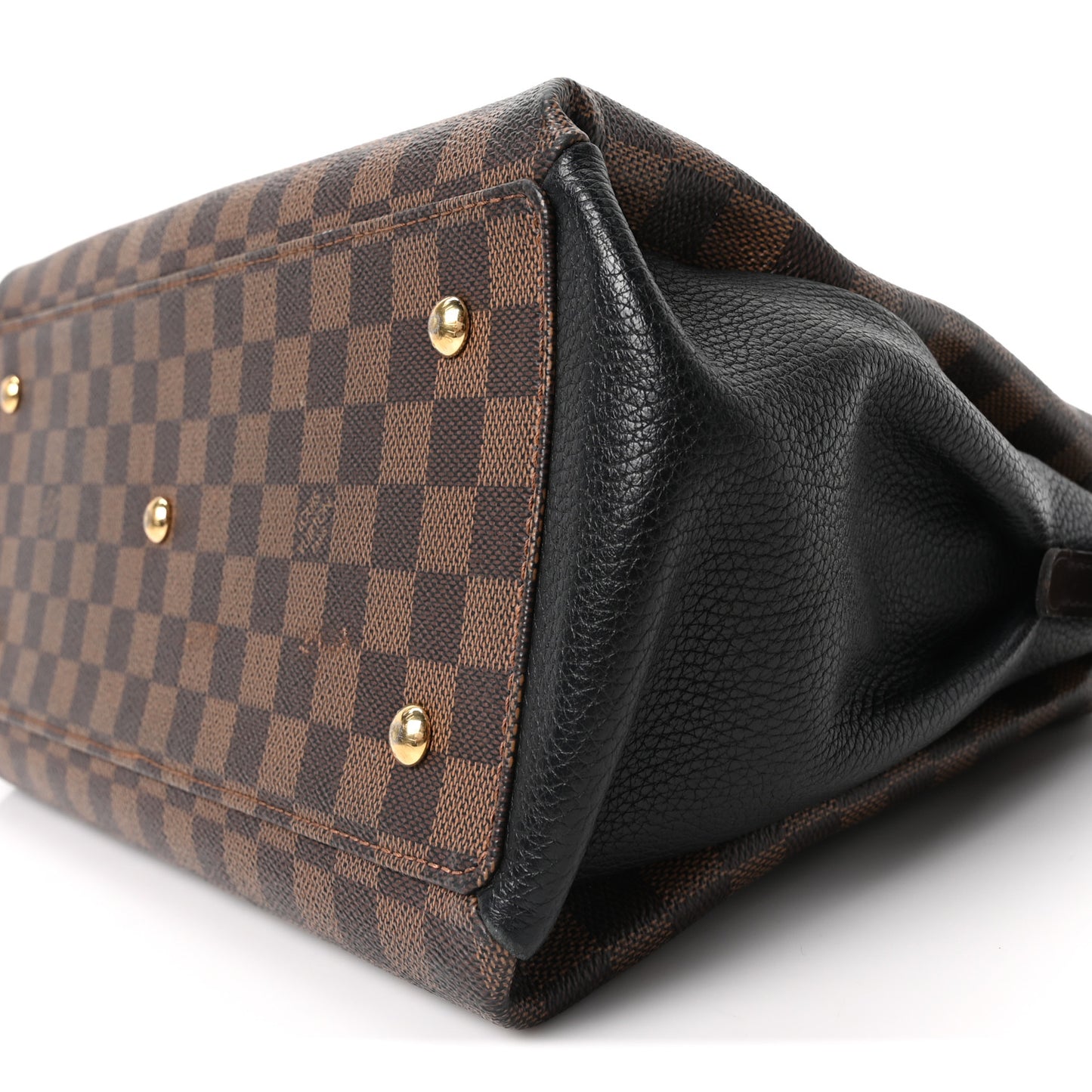 Cuir Taurillon Damier Ebene Normandy Black