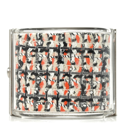 Chanel Resin Tweed CC Cuff Bracelet Multicolor 3 of 4