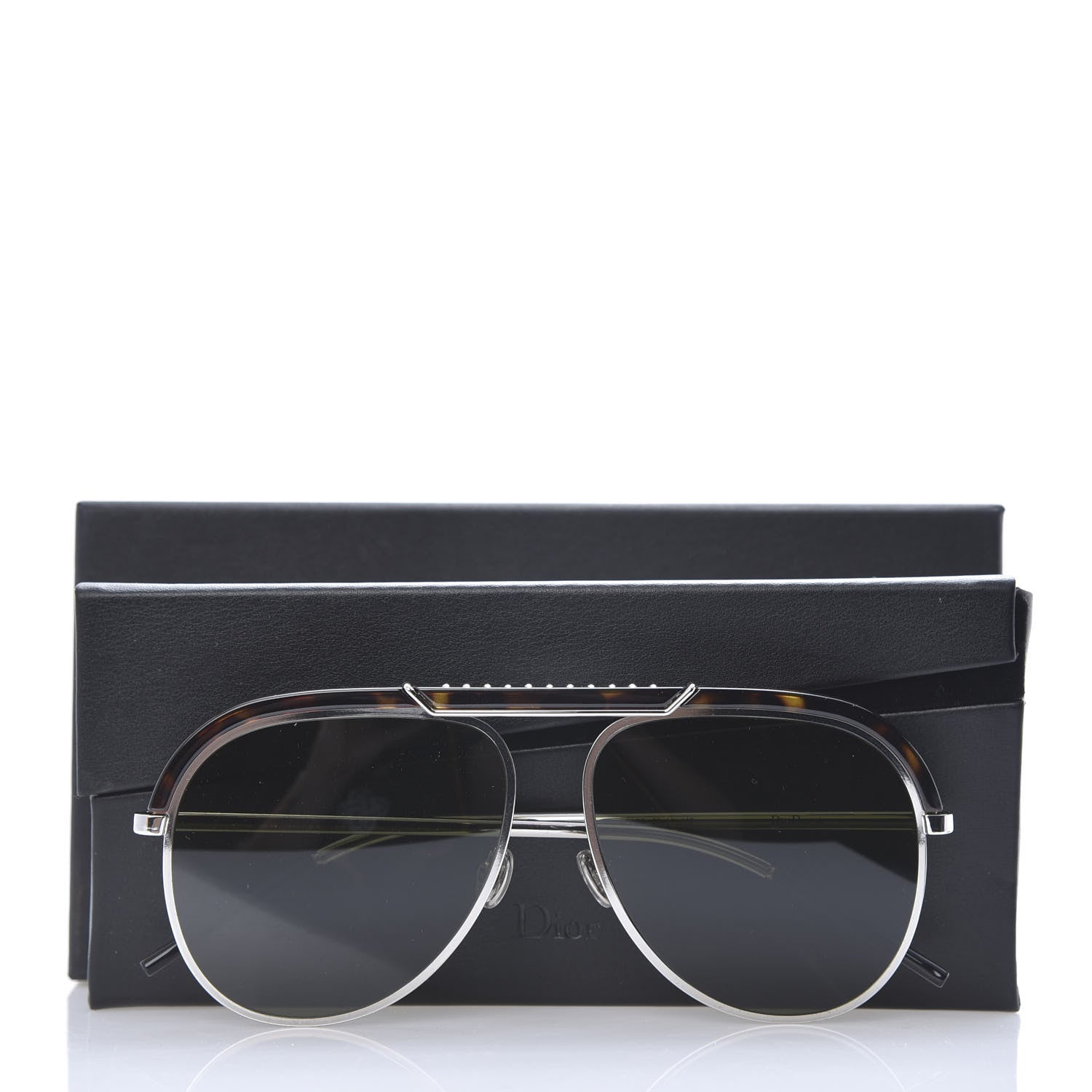 Christian Dior Desertic Aviator Sunglasses Silver 7 of 7