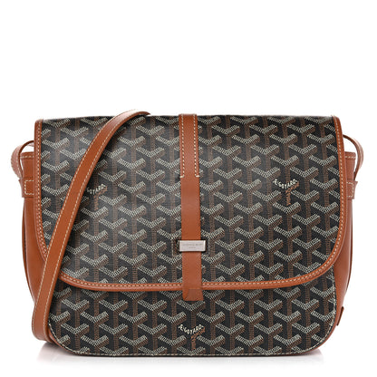 Goyard Goyardine Belvedere II MM Messenger Bag Black Gold 1 of 15