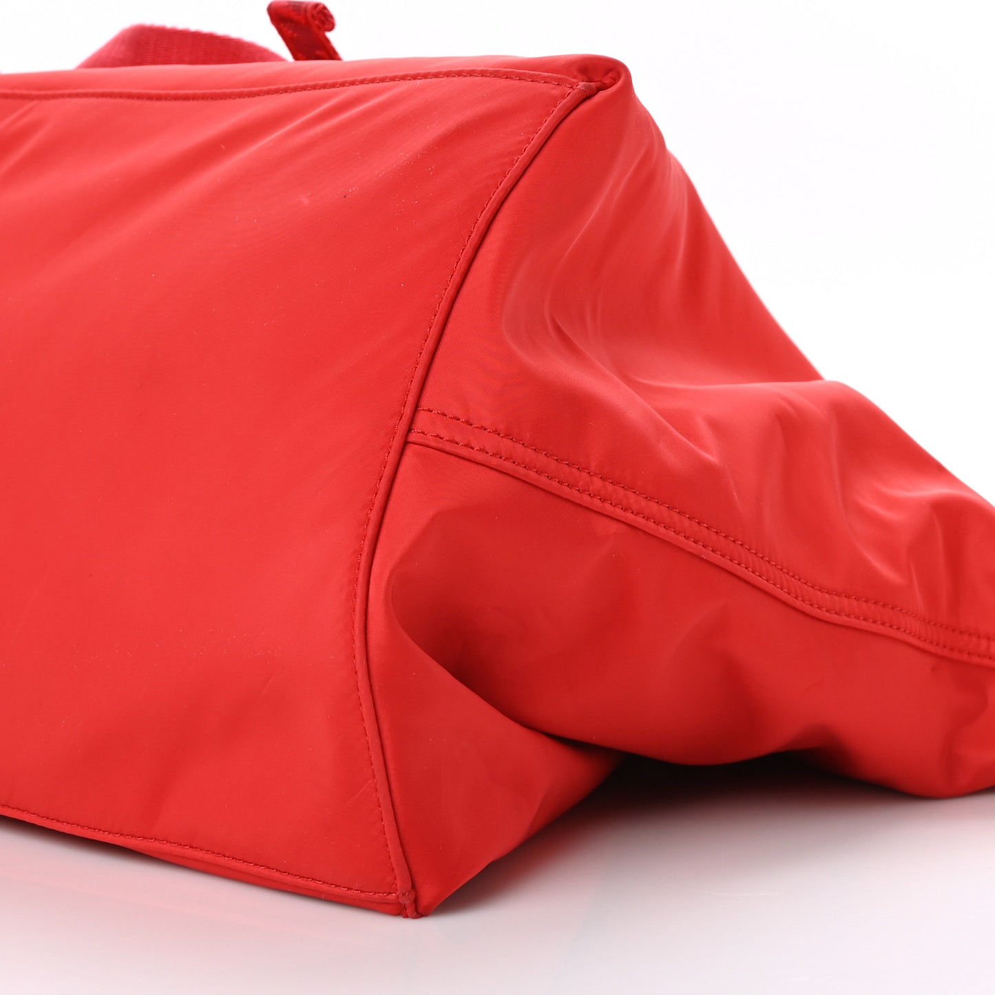 Nylon Tote Bag Red