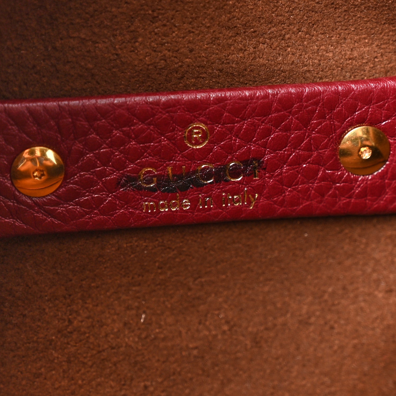 Gucci Grained Calfskin Softbit Maxi Shoulder Bag Rosso Ancora 7 of 10