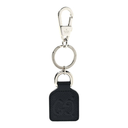 Gucci Calfskin GG Tennis Embossed GG Key Charm Black 1 of 4