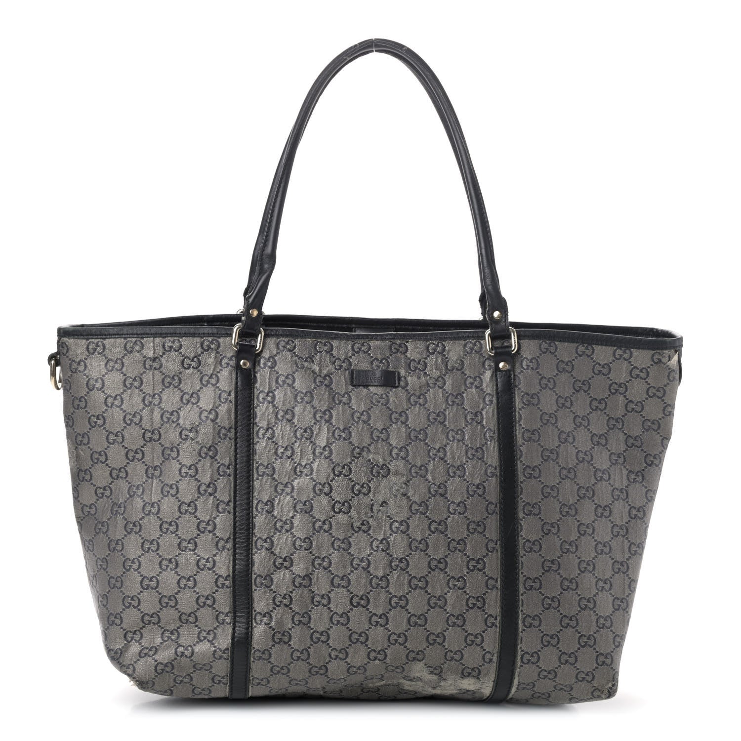 Gucci Crystal Monogram Large Joy Tote Navy 1 of 4