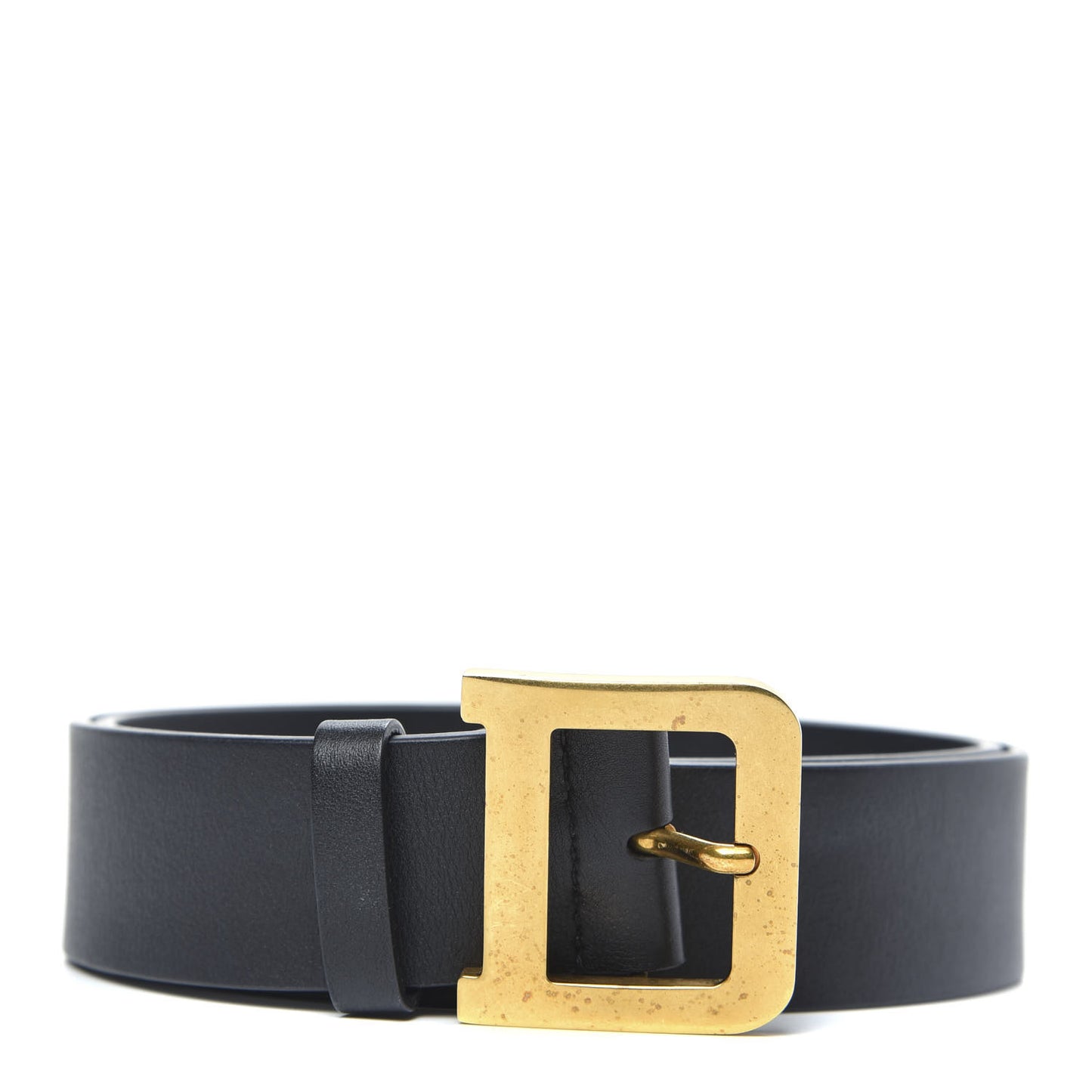 Calfskin Diorquake Belt 75 Black