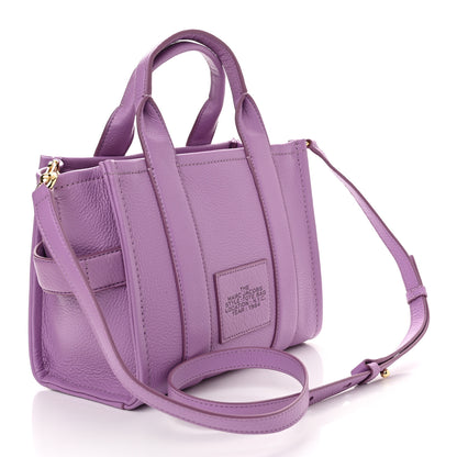 Marc Jacobs Grained Calfskin Small The Tote Bag Orchid Haze 3 of 12