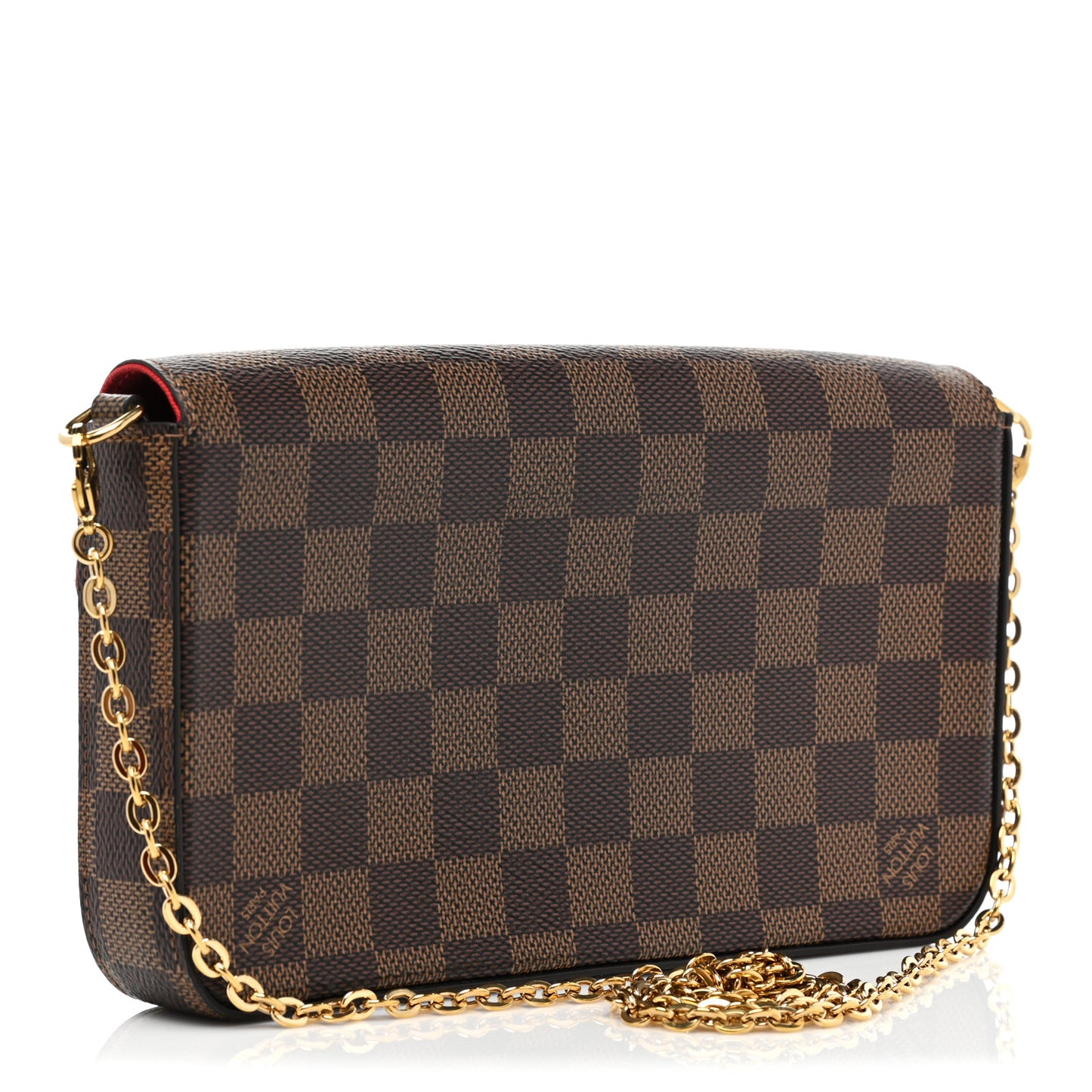 Damier Ebene Pochette Felicie Chain Wallet