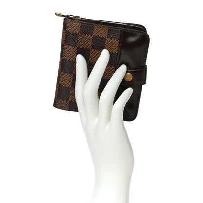 Louis Vuitton Damier Ebene Zippe Zipped Compact Wallet 2 of 10