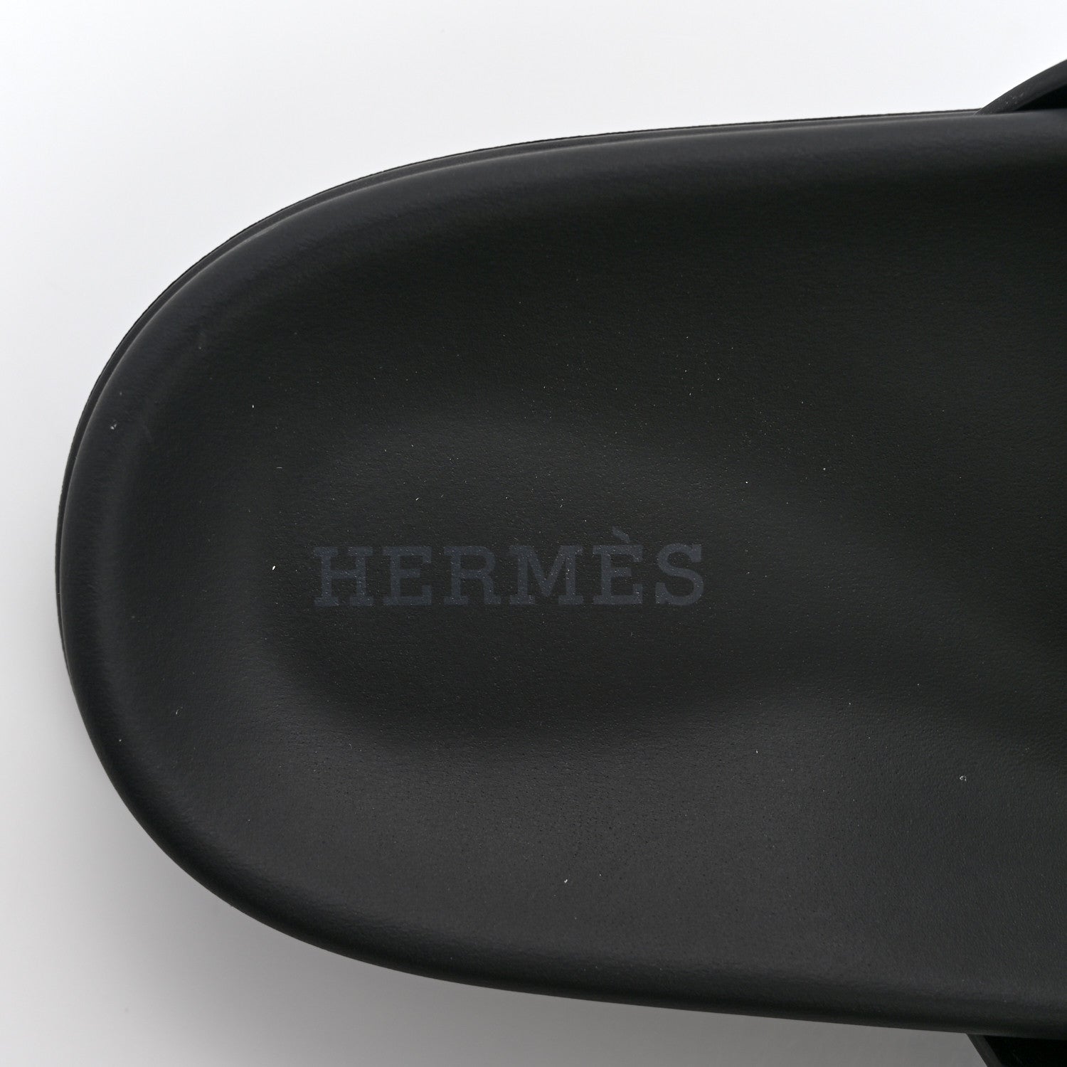 Hermes Calfskin Womens Chypre Sandals 39.5 Black 8 of 10