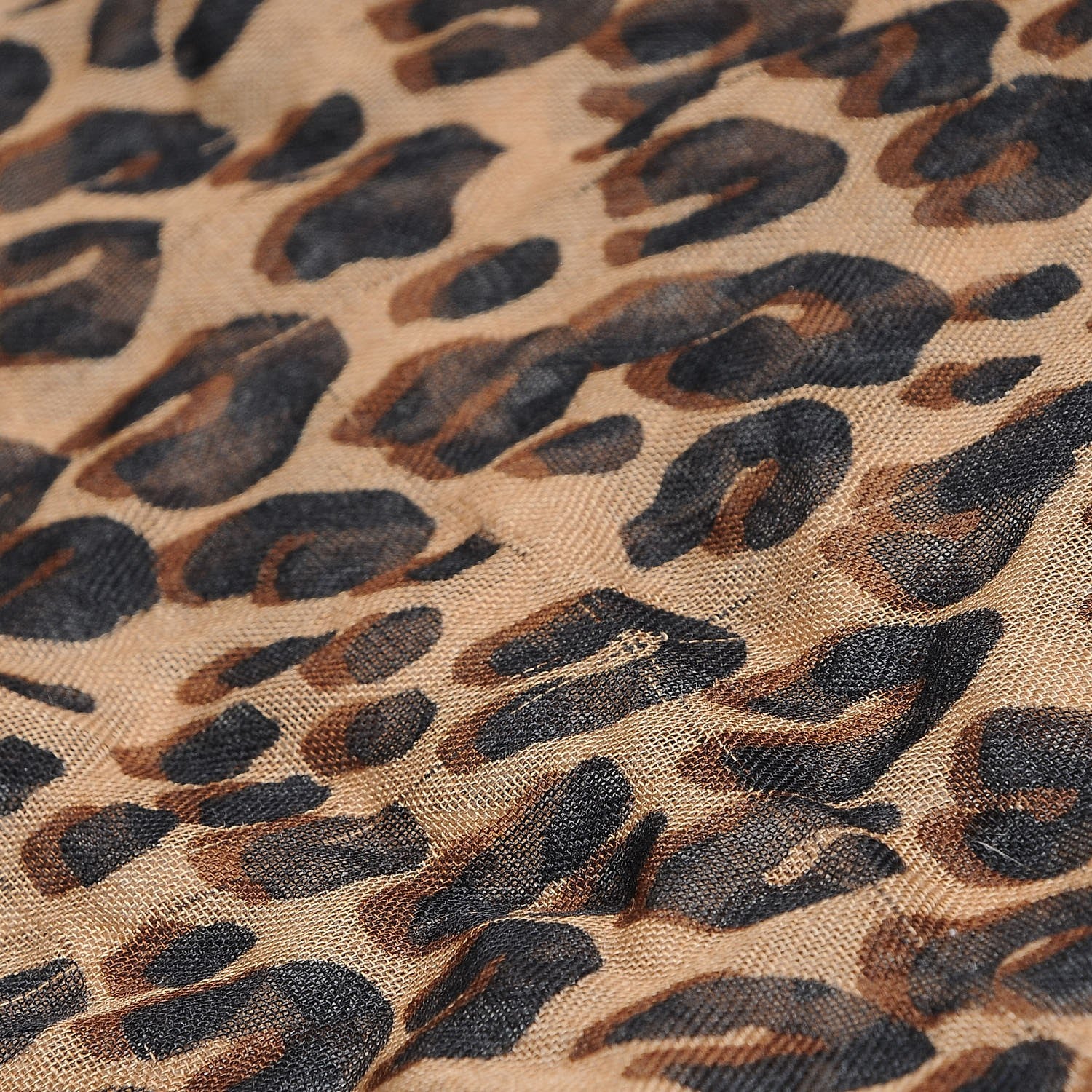Louis Vuitton Cashmere Silk Leopard Etole Stole Marron 6 of 11