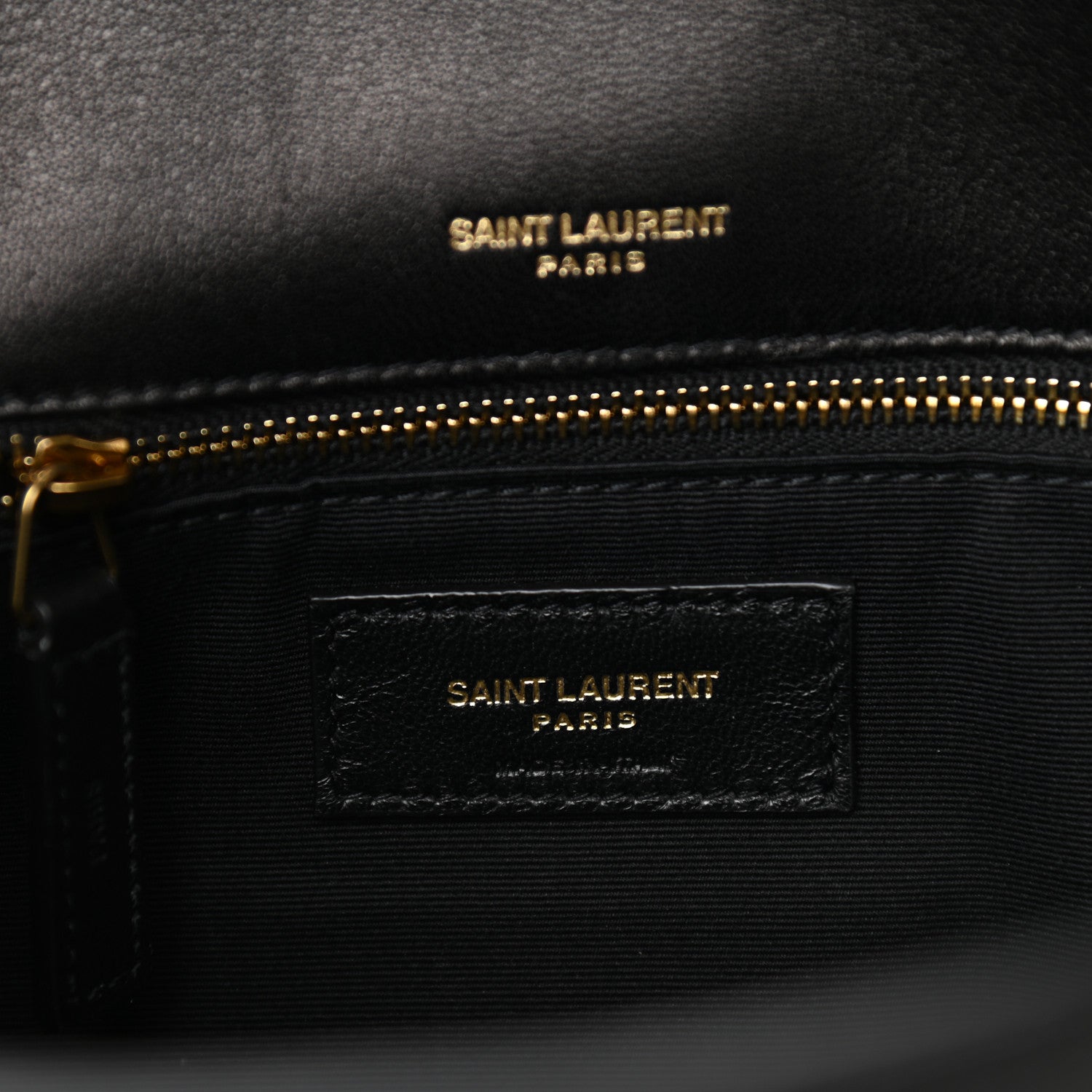 Saint Laurent Lambskin Matelasse Monogram Medium Niki Chain Satchel Black 6 of 8