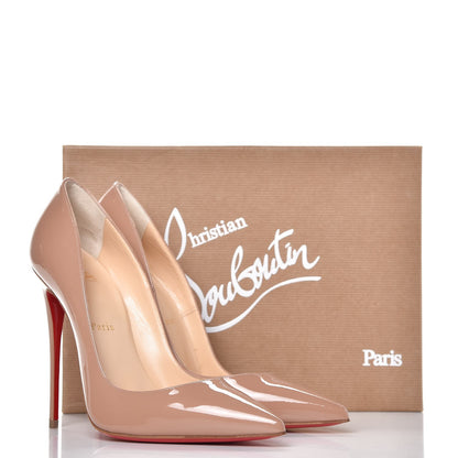 Christian Louboutin Patent So Kate 120 Pumps 39.5 Nude 8 of 8