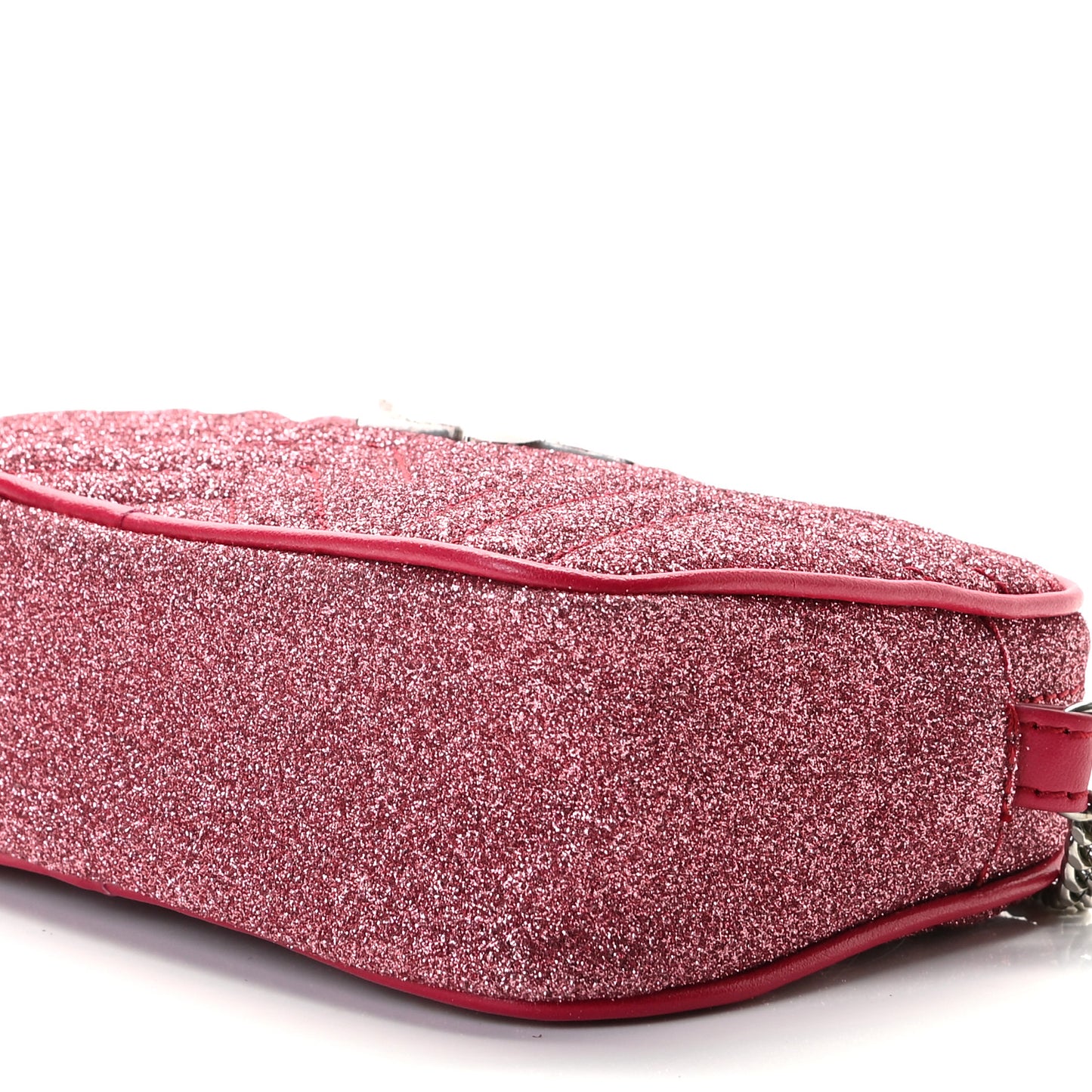 Glitter Star Patch Shoulder Bag Pink