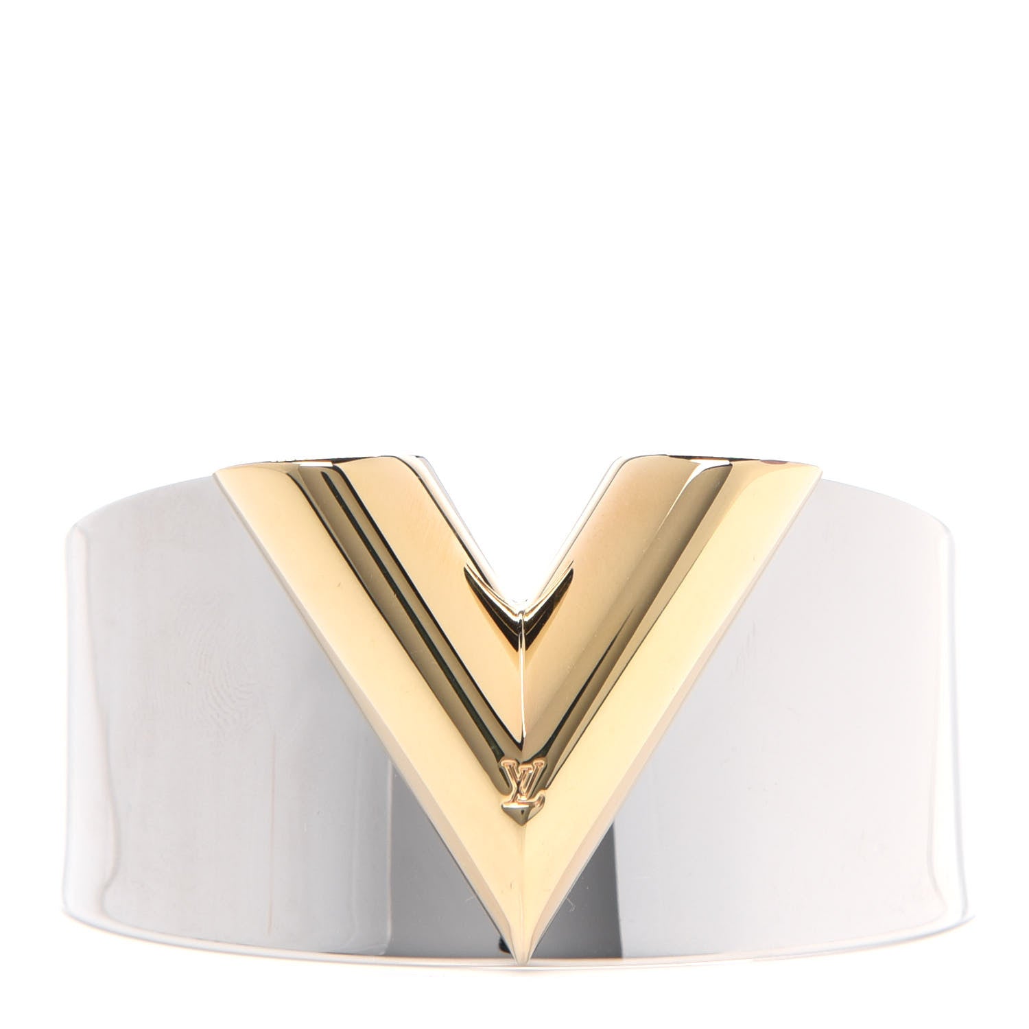 Louis Vuitton Metal Essential V Cuff Silver 1 of 4