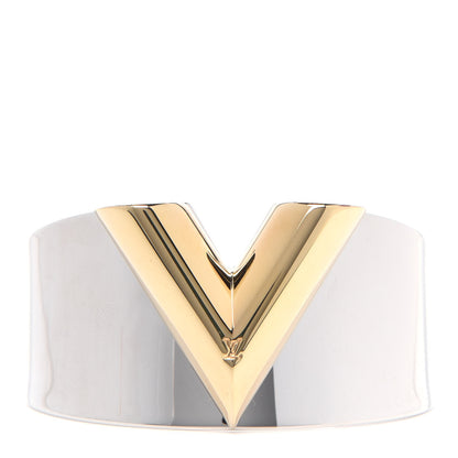 Louis Vuitton Metal Essential V Cuff Silver 1 of 4