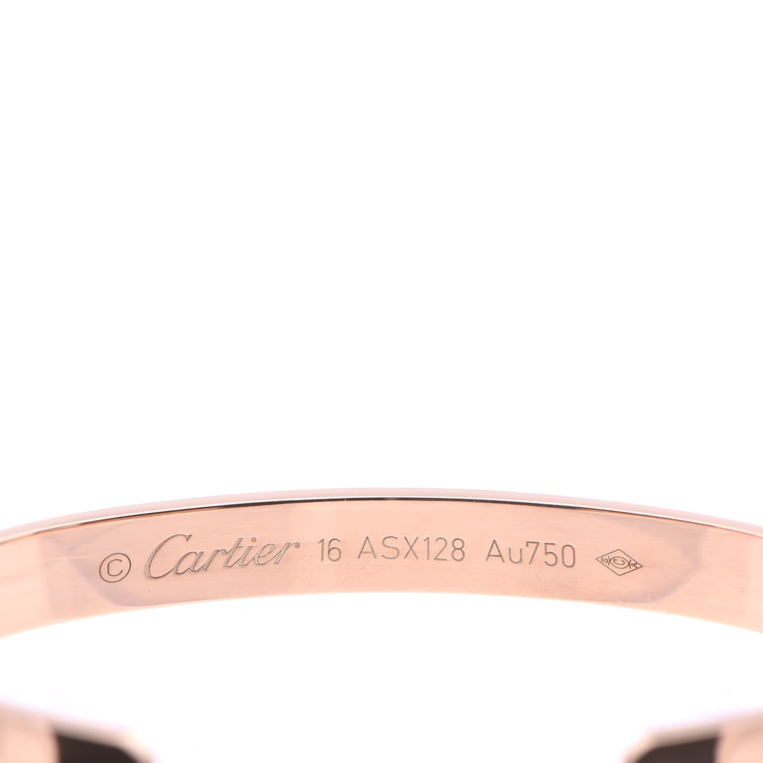 Cartier 18K Pink Gold LOVE Cuff Bracelet 16 4 of 6