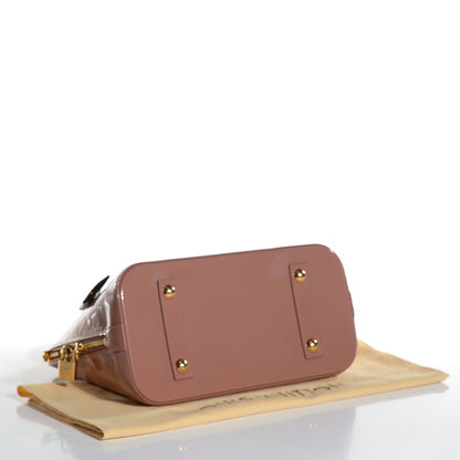Louis Vuitton Vernis Alma PM Rose Velours 4 of 7