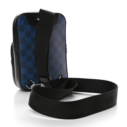 Louis Vuitton Damier Graphite 3D Amazone Sling Bag Navy Black 3 of 9