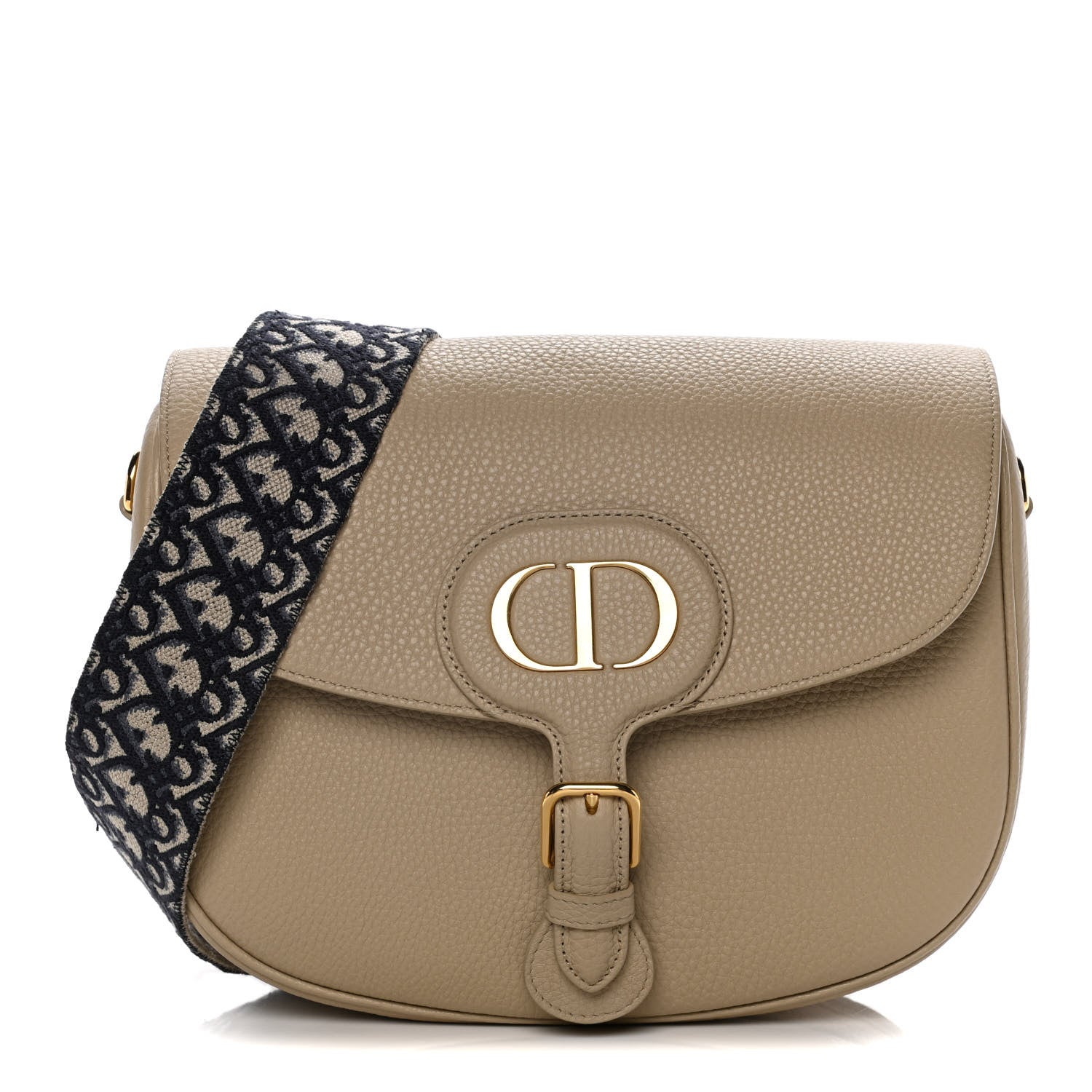 Christian Dior Grained Calfskin Large Bobby Flap Beige 1 of 13