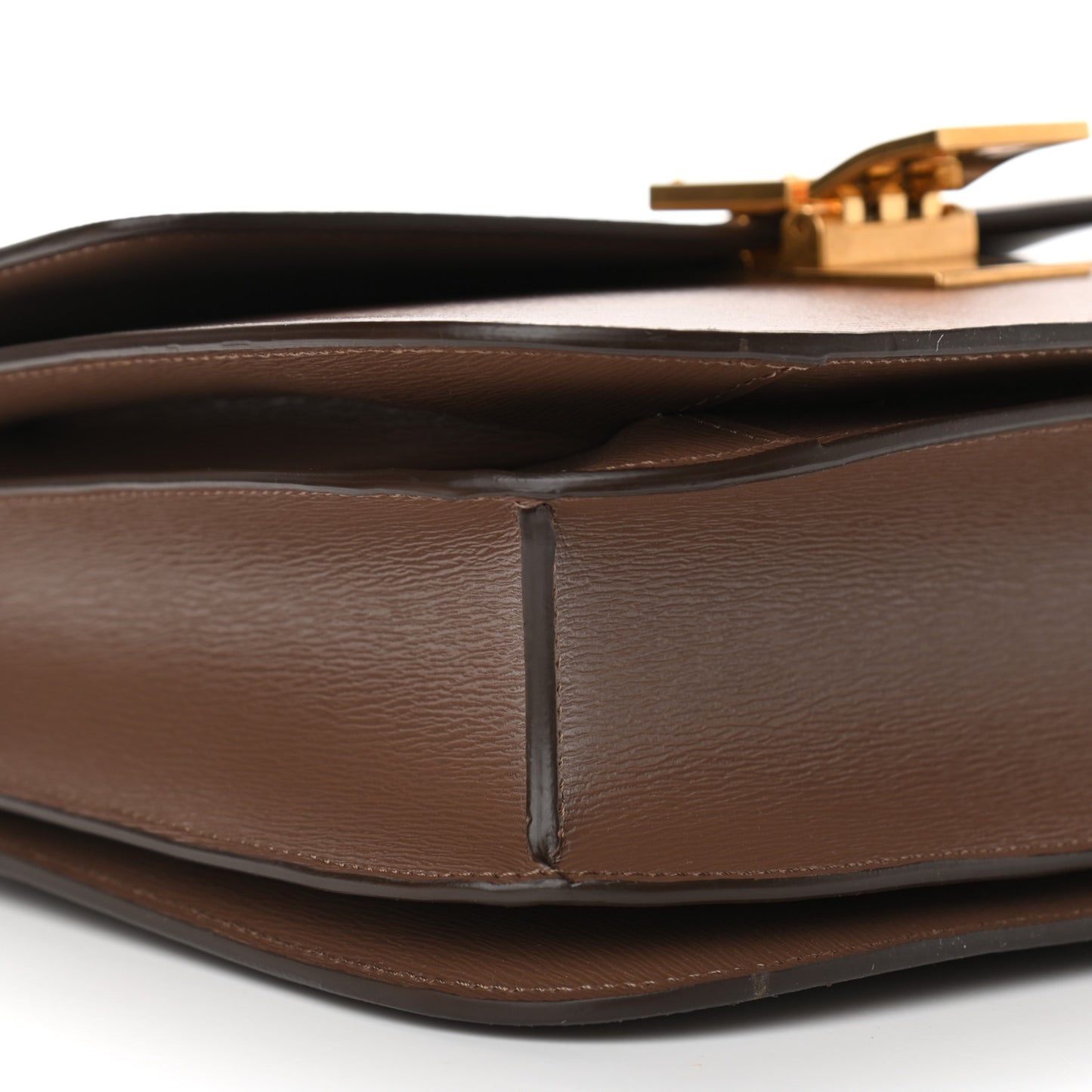 Liege Calfskin Medium Classic Box Flap Bag Glazed Nut