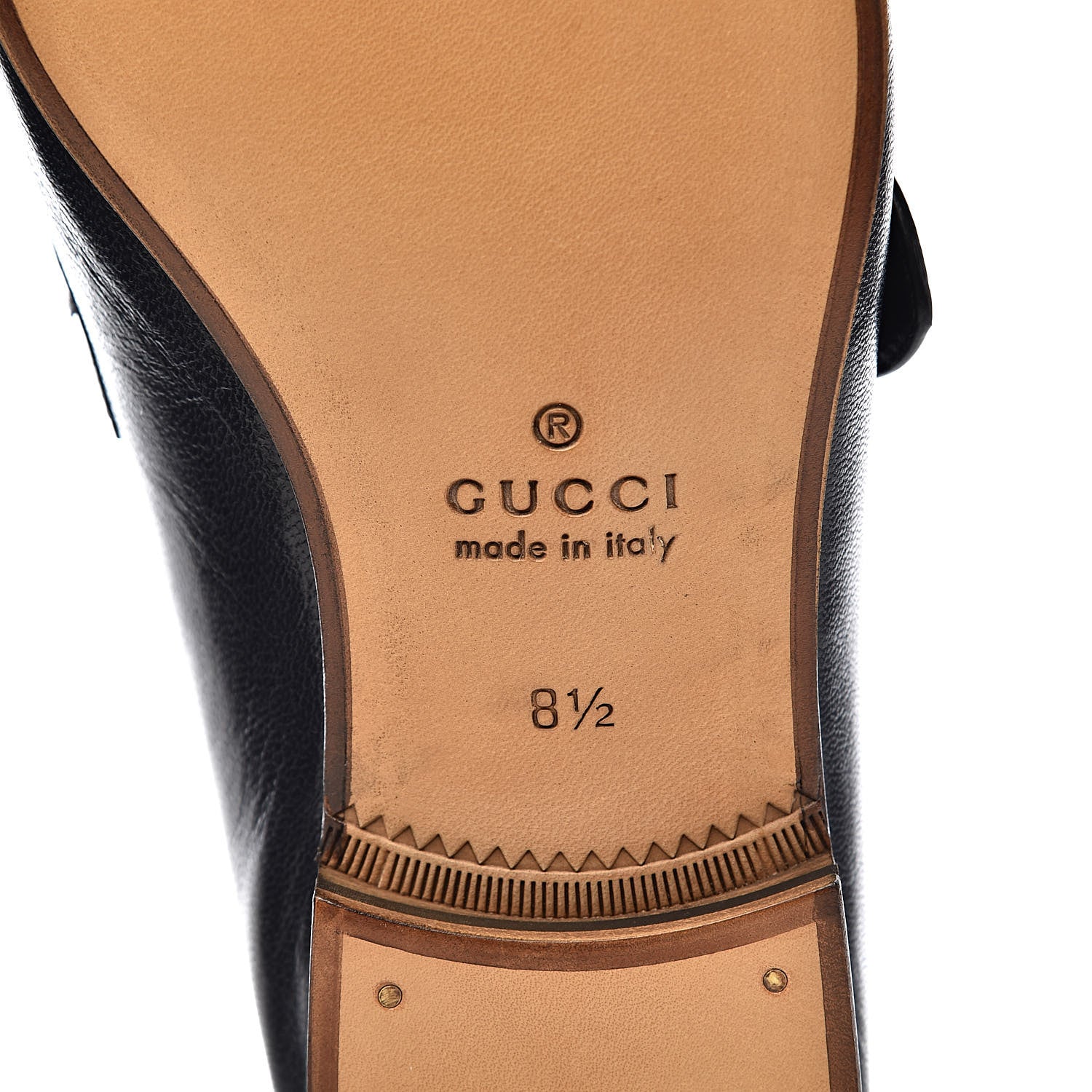 Gucci Goatskin Mens GG Loafers 8.5 Blue 7 of 13