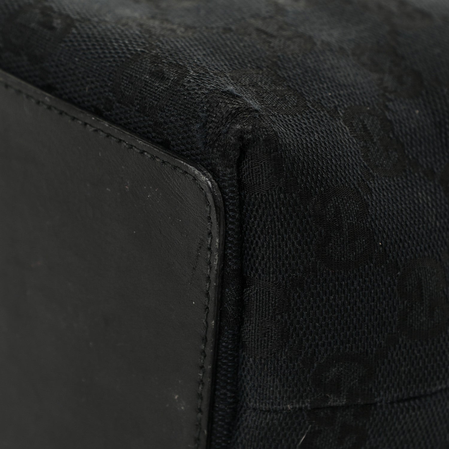 Gucci Monogram Small Bucket Tote Black 14 of 22