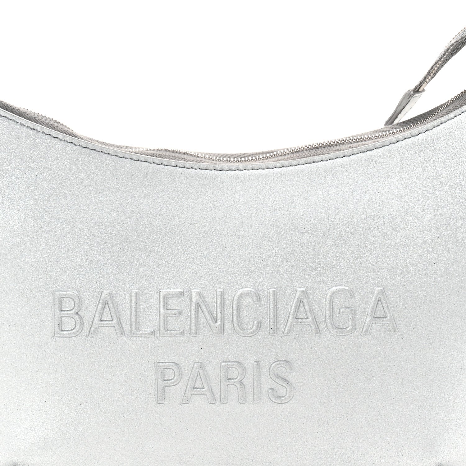 Balenciaga Metallic Calfskin Mary Kate Shoulder Bag Silver 8 of 10