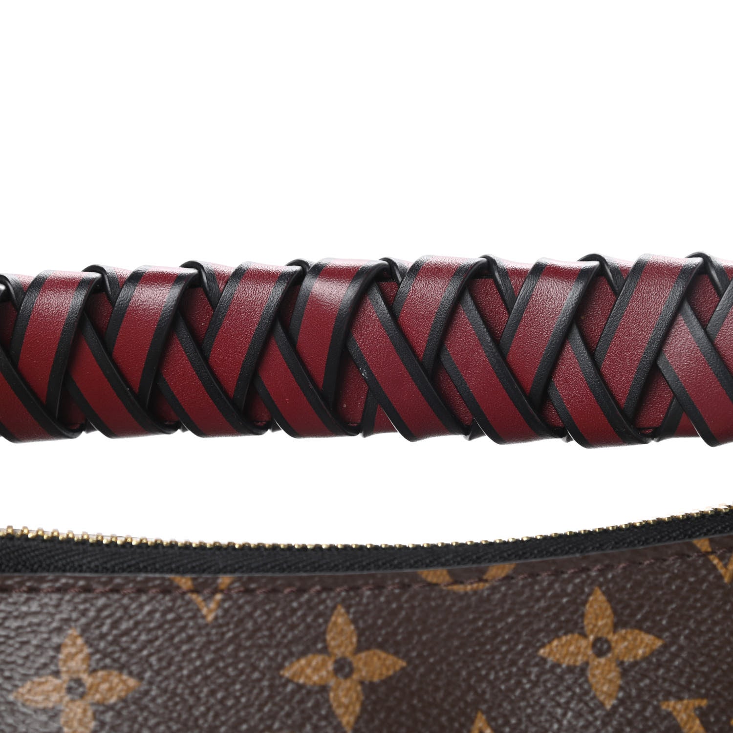 Louis Vuitton Monogram Beaubourg Hobo Mini Bordeaux Red Peach Safran Blue Jean Blue 11 of 11