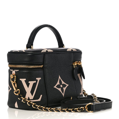 Louis Vuitton Empreinte Monogram Giant Vanity PM Black Beige 3 of 10